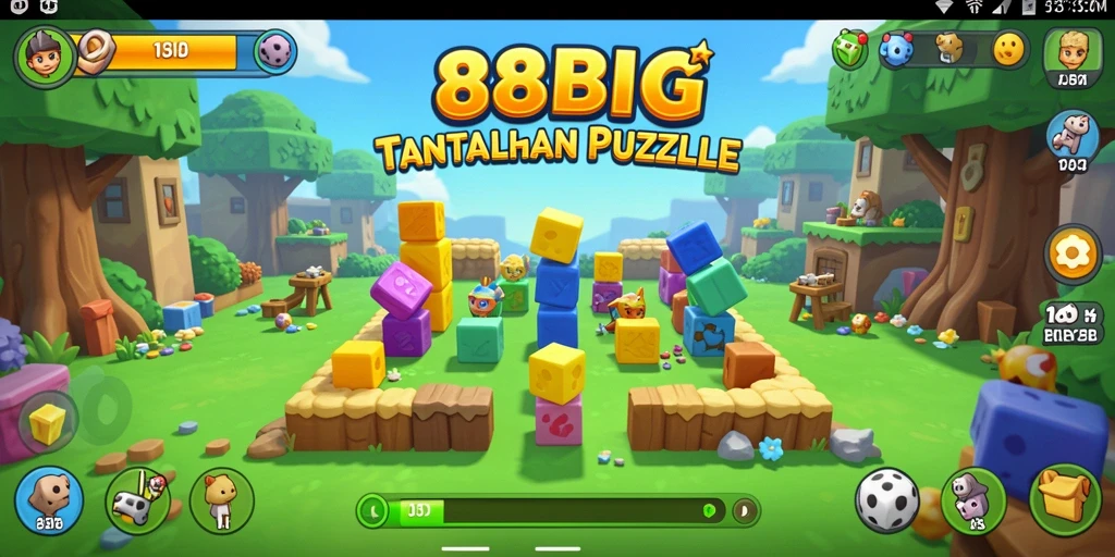 Gameplay seru dan menantang dalam puzzle 88BIG.