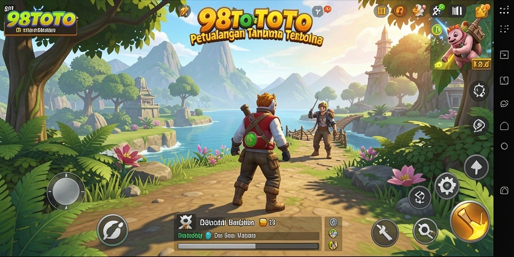 Tampilan gameplay 98TOTO yang mengesankan dan menarik di dunia terbuka.