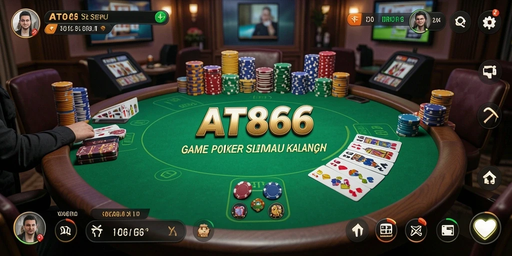 Gameplay poker yang menarik dengan grafis menawan.