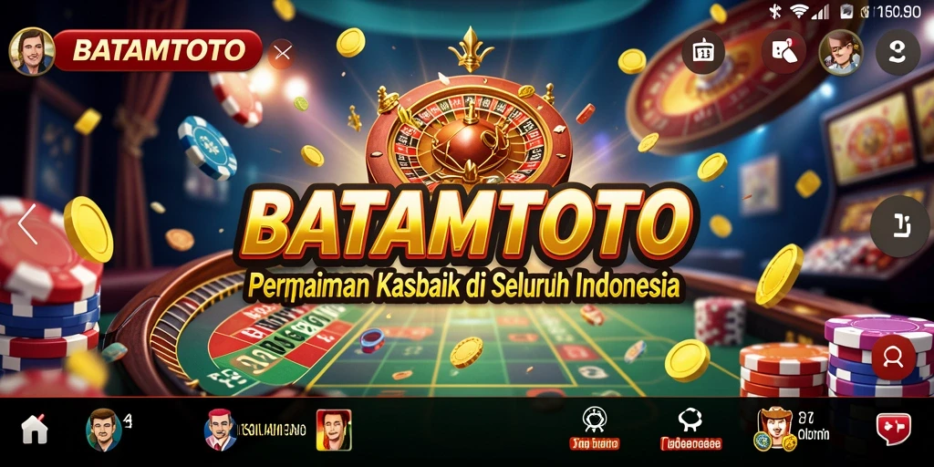 Tampilan utama BATAMTOTO menunjukkan gameplay kasino yang menyenangkan dan mendebarkan.