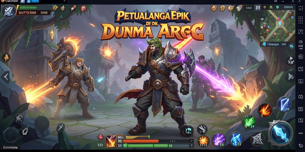 Tampilan gameplay CV777 yang memukau dalam dunia ARPG.