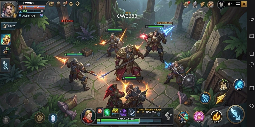 Gameplay menarik dari CW8888 yang penuh tantangan.