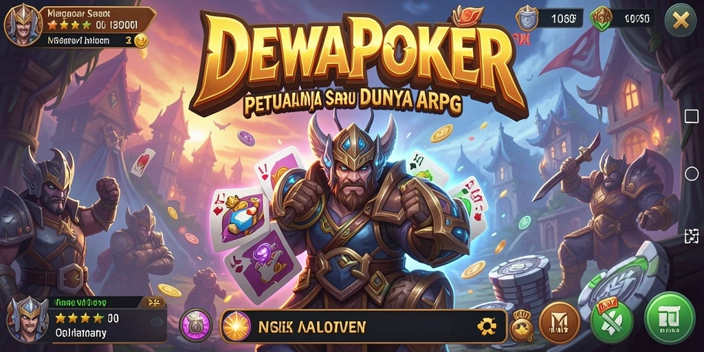 Tangkapan layar gameplay DEWAPOKER yang menampilkan aksi petualangan seru.