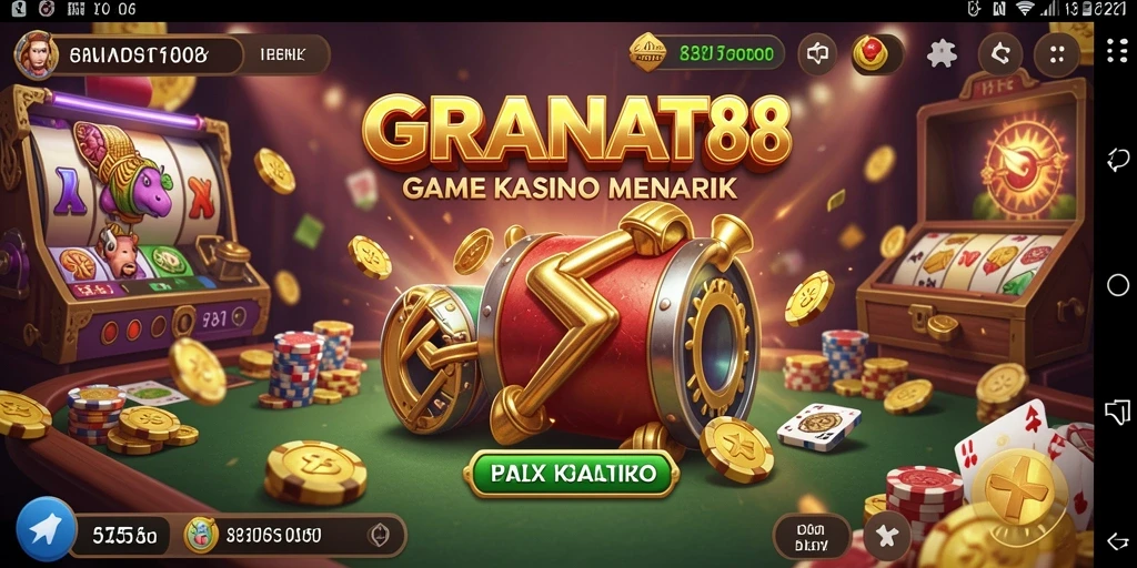 Tampilan menarik dari gameplay Kasino di GRANAT88.