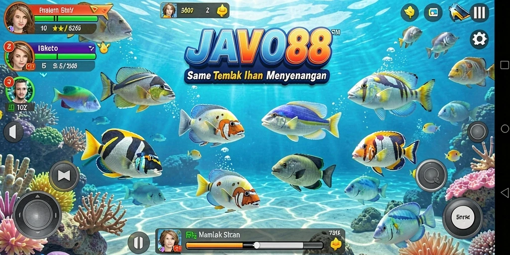 Gameplay seru Tembak Ikan di JAVO88.