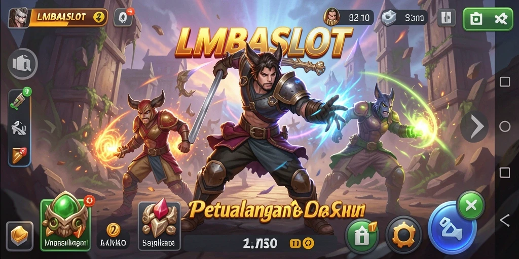 Tampilan gameplay LMBASLOT yang penuh aksi dan menegangkan.