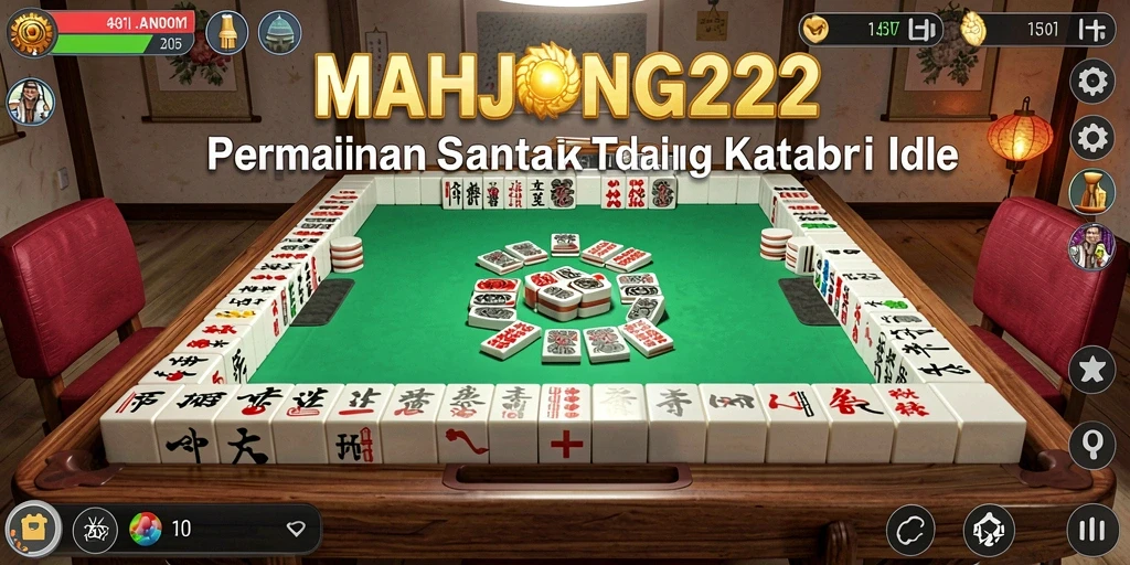 Tampilan gameplay santai dari MAHJONG222 yang menarik dan menyenangkan.