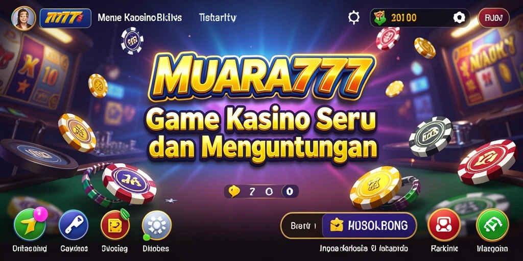 Tampilan screenshot gameplay Kasino di MUARA777 yang seru.