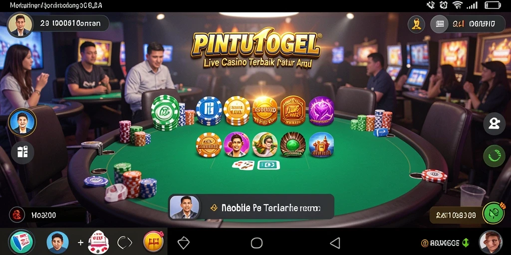 Tampilan gameplay Live Casino yang menarik di PINTUTOGEL.