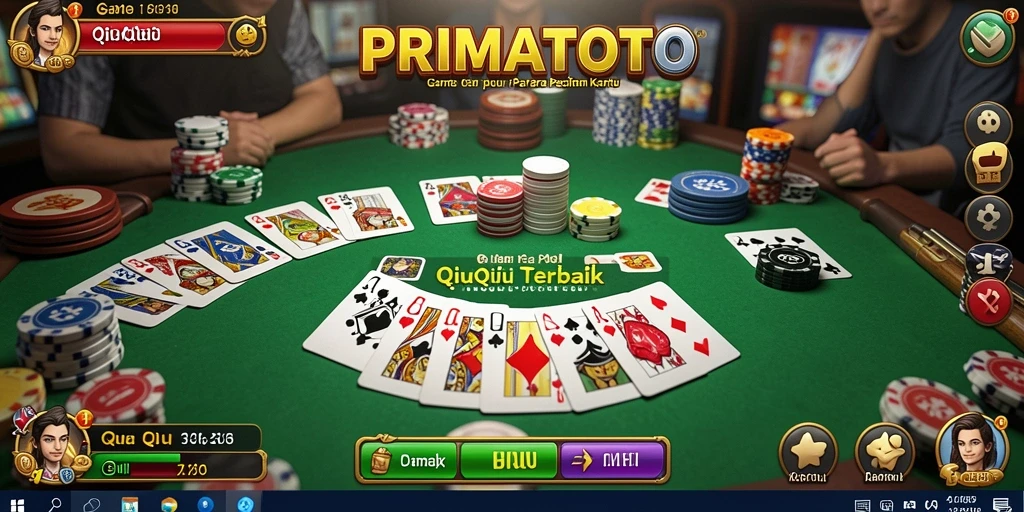 Tampilan gameplay QiuQiu yang menarik dan seru di PRIMATOTO.