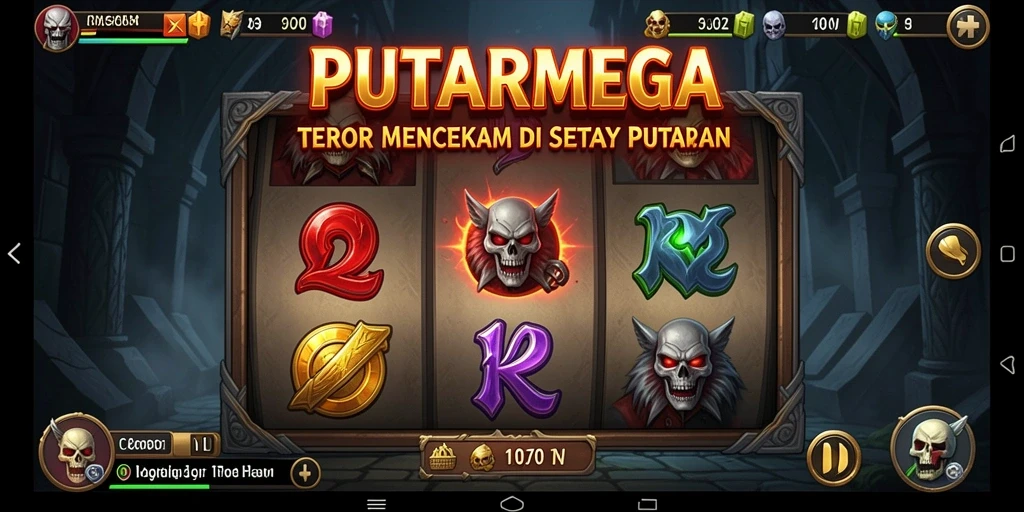 Tampilan gameplay PUTARMEGA dengan suasana Horror yang mencekam.