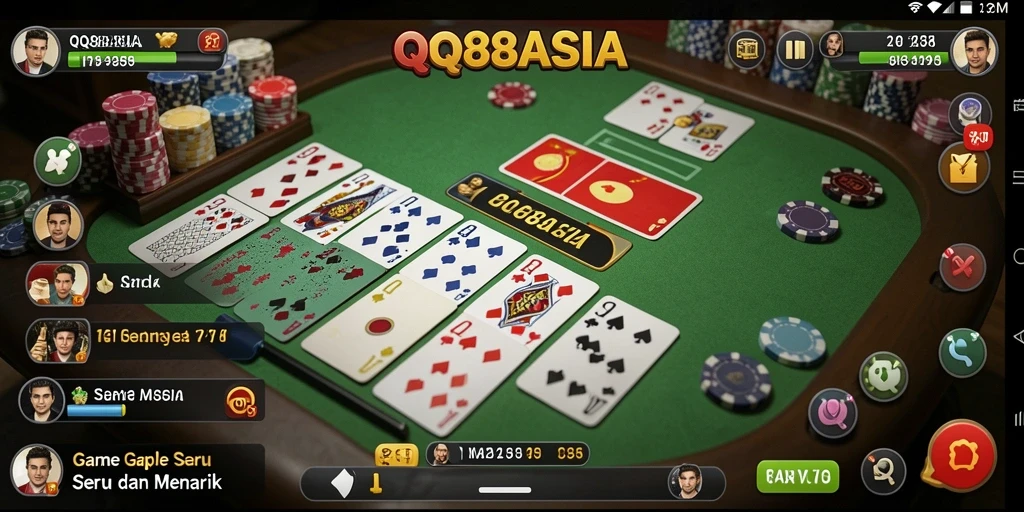 Tampilan gameplay QQ88ASIA yang memukau dan seru.