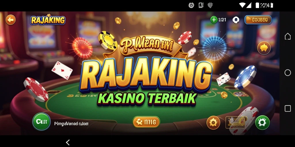 Tampilan gameplay menarik dari RAJAKING yang menampilkan aksi kasino.