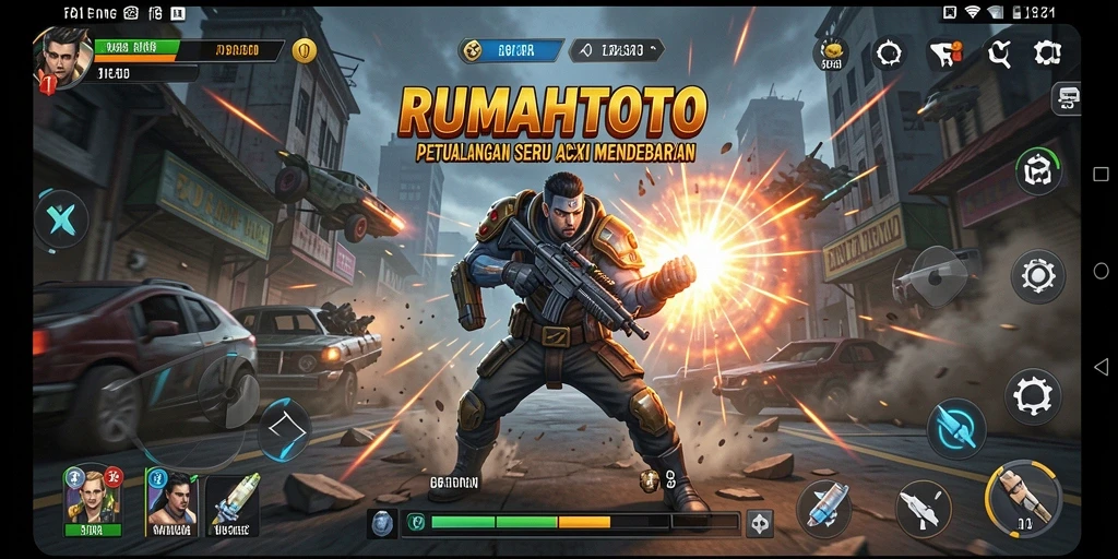 Tampilan aksi seru dan mendebarkan di RUMAHTOTO.