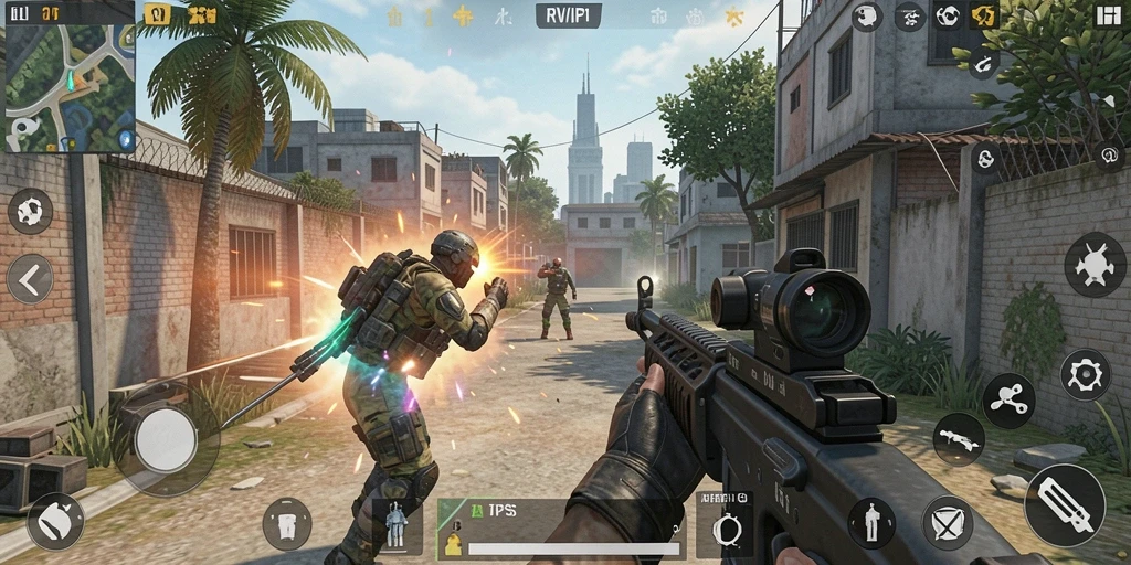 Gameplay seru dengan tampilan grafis menakjubkan di RVIP1.