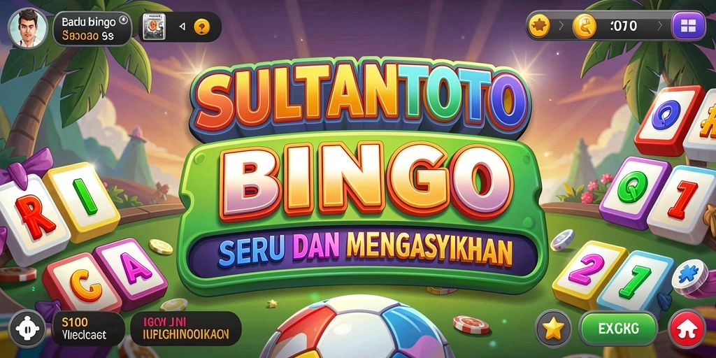 Tampilan gameplay seru SULTANTOTO dengan interaksi bingo.